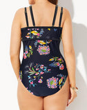 Flower Cut One Piece Swimsuit