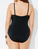 Flower Bandeau One Piece Swimsuit