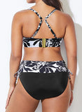 Creator Night Palms Foldover Underwire Bra Sized Bikini