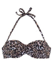 Leopard Print Halter String Bikini