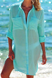 Pocket Long Sleeve Cover Up