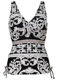 Baroque Printed Tankini Set