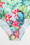 Halter Flowral Print One Piece