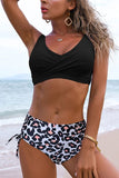 Printed High Waist Two Pieces