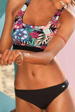 Ethnic Floral Print Bikini