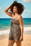 Two-piece Bandeau Swim Dress