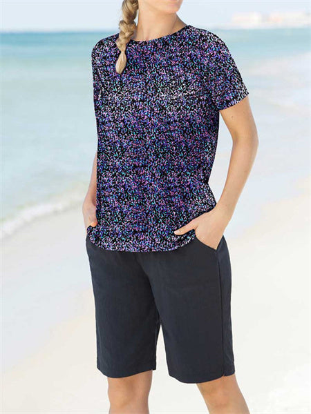 The Swim Tee With Bottom Set