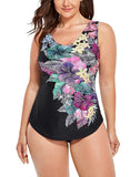 Customize Sarong Front One Piece Swimsuit