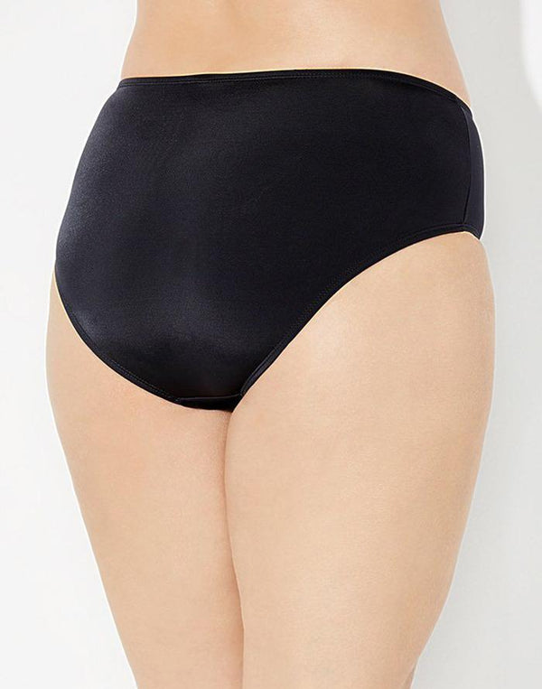 Black Mid Waist Brief
