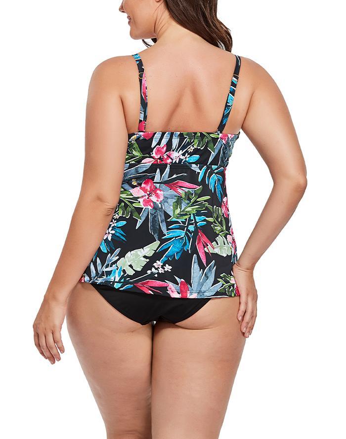 Belize Tie Front Underwire Tankini Set