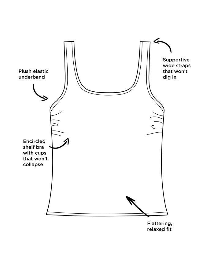 Blue Palms Classic Tankini Set