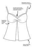 Multi Leaves Faux Flyaway Underwire Tankini Set