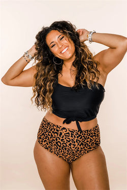Leopard Swim Suit Beachwear