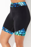 Resistant Lycra Xtra Life High Neck Racerback Tankini Set with Bike Short
