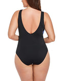 Rainbow Bay Surplice One Piece Swimsuit