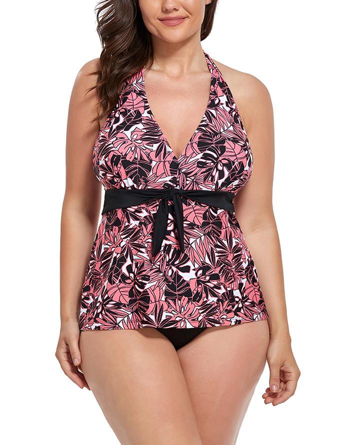 Gulf Halter Tankini Set