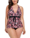 Gulf Halter Tankini Set
