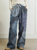 Women's Geometry Color Splicing Gradient Art Print Casual Pants