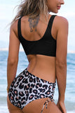 Printed High Waist Two Pieces