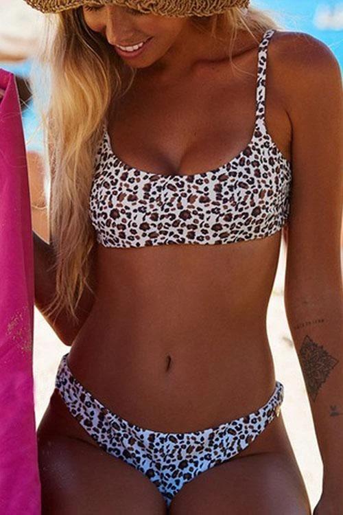 Double Sided Leopard Print Bikini