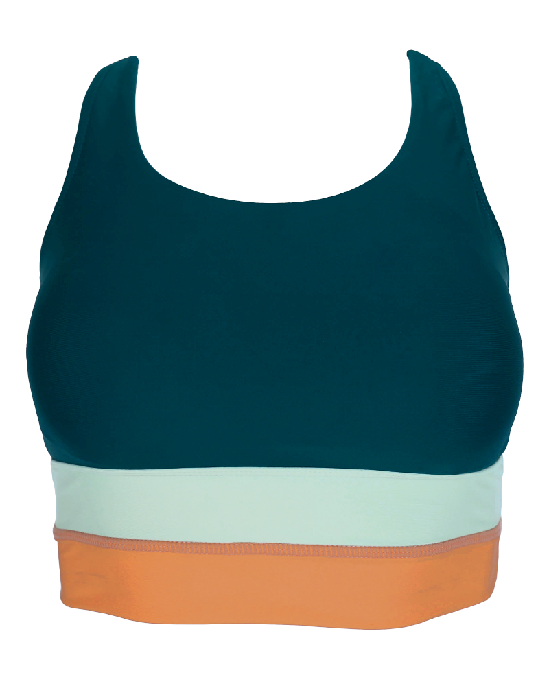 Laguna Cut Back Crop Bikini Set