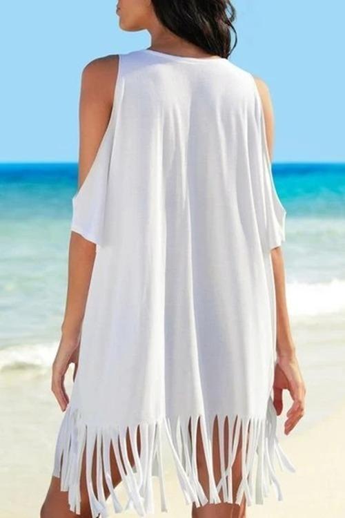 Tassel Letters Print Cover Up