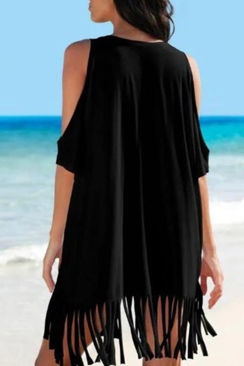 Tassel Letters Print Cover Up