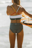 Sea Salt Atlantic Stripe Classic Midrise Bikini Set