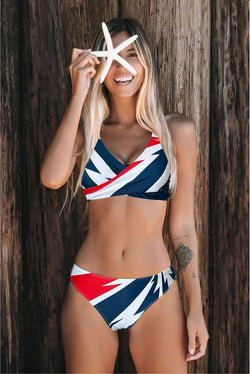 Colorful Printed Bikini Set